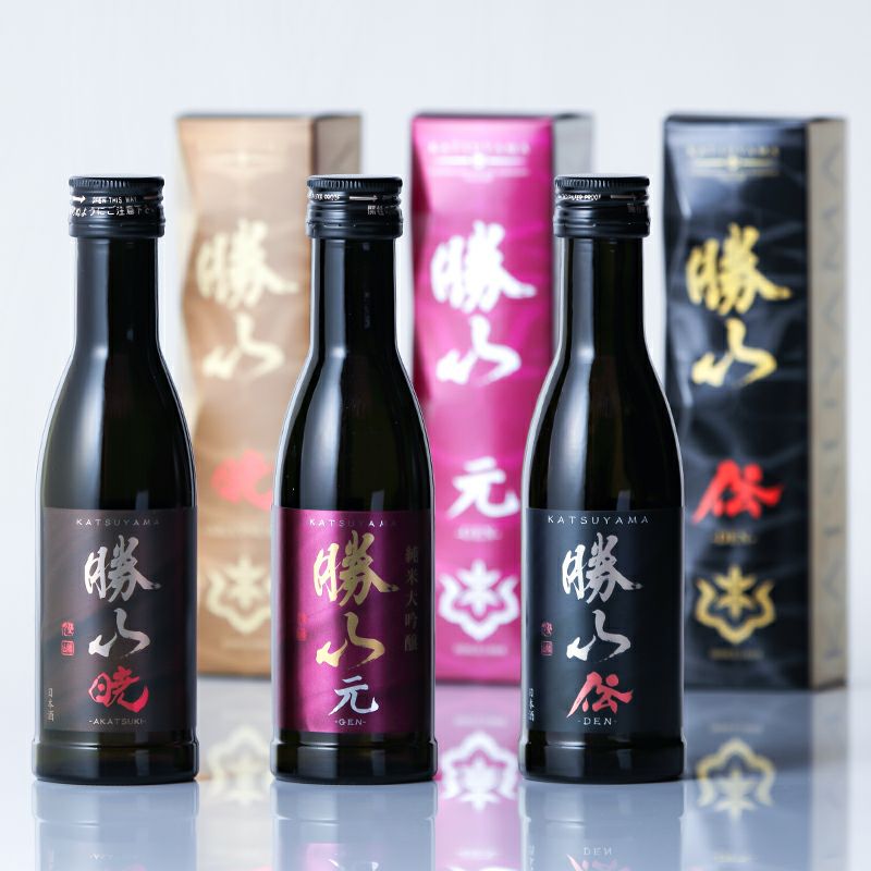 勝山 暁＆伝＆元 180ml×3本ギフトセット | 勝山オンラインショップ