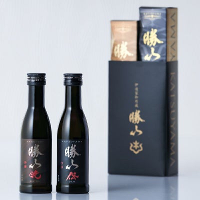 勝山 暁＆伝 180ml×2本飲み比べセット（エコ包装お届け） | 勝山 