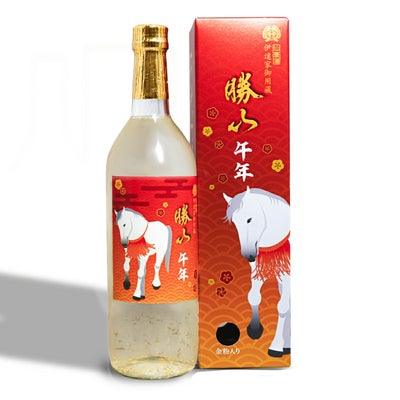 勝山 午年2026年干支ラベル 純米大吟醸（金粉入り） 720ml | 勝山 